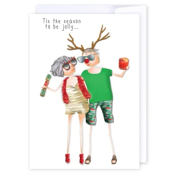 i candy Card Christmas - Jolly Christmas Couple