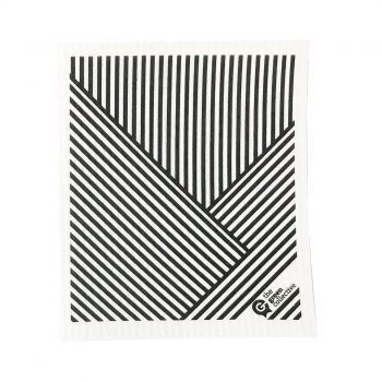 SPRUCE Dishcloth Monochrome Stripes