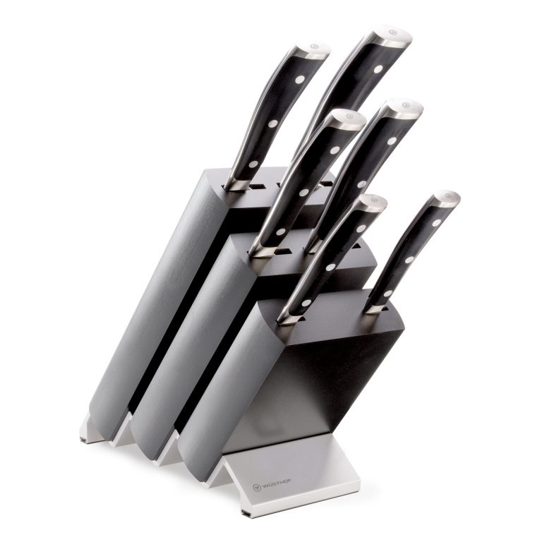 W1090370601 (WUS9876)-Black Knife Block