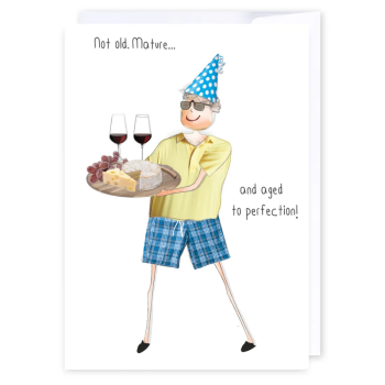 i candy Card Birthday - Mature and aged to perfection