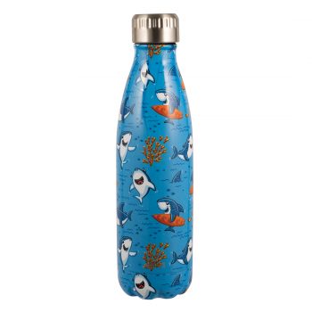 Avanti Insulated S/S Drink Bottle 500ml Surfing Sharkie