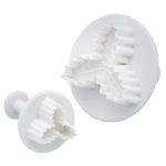 Sweetly Does It Holly Fondant Plunger Cutter 2 Piece