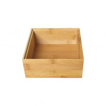 LTW Bamboo Square Stacking Box 15cm