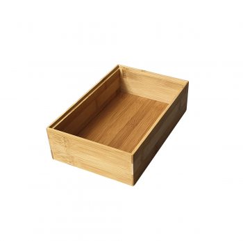LTW Bamboo Rectangle Stacking Box 15x23cm