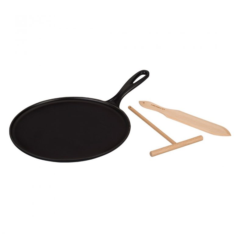 Cast Iron Crepe Pan Satin Black