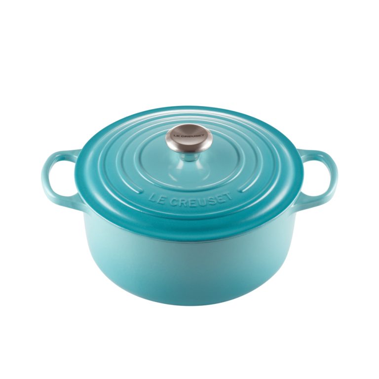 Le Creuset Cast Iron Casserole 24cm Caribbean Blue