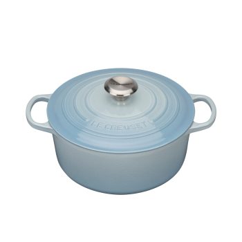 Le Creuset Cast Iron Casserole 24cm Coastal Blue