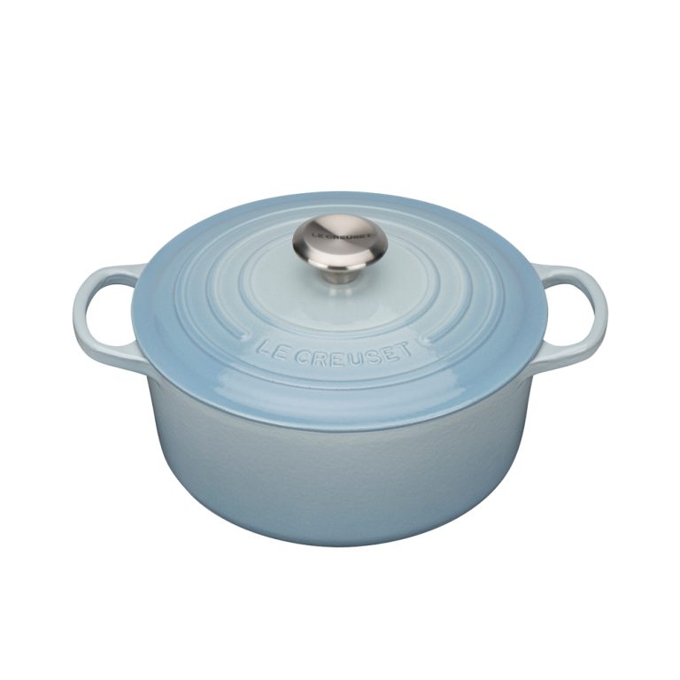 Le Creuset Cast Iron Casserole 24cm Coastal Blue