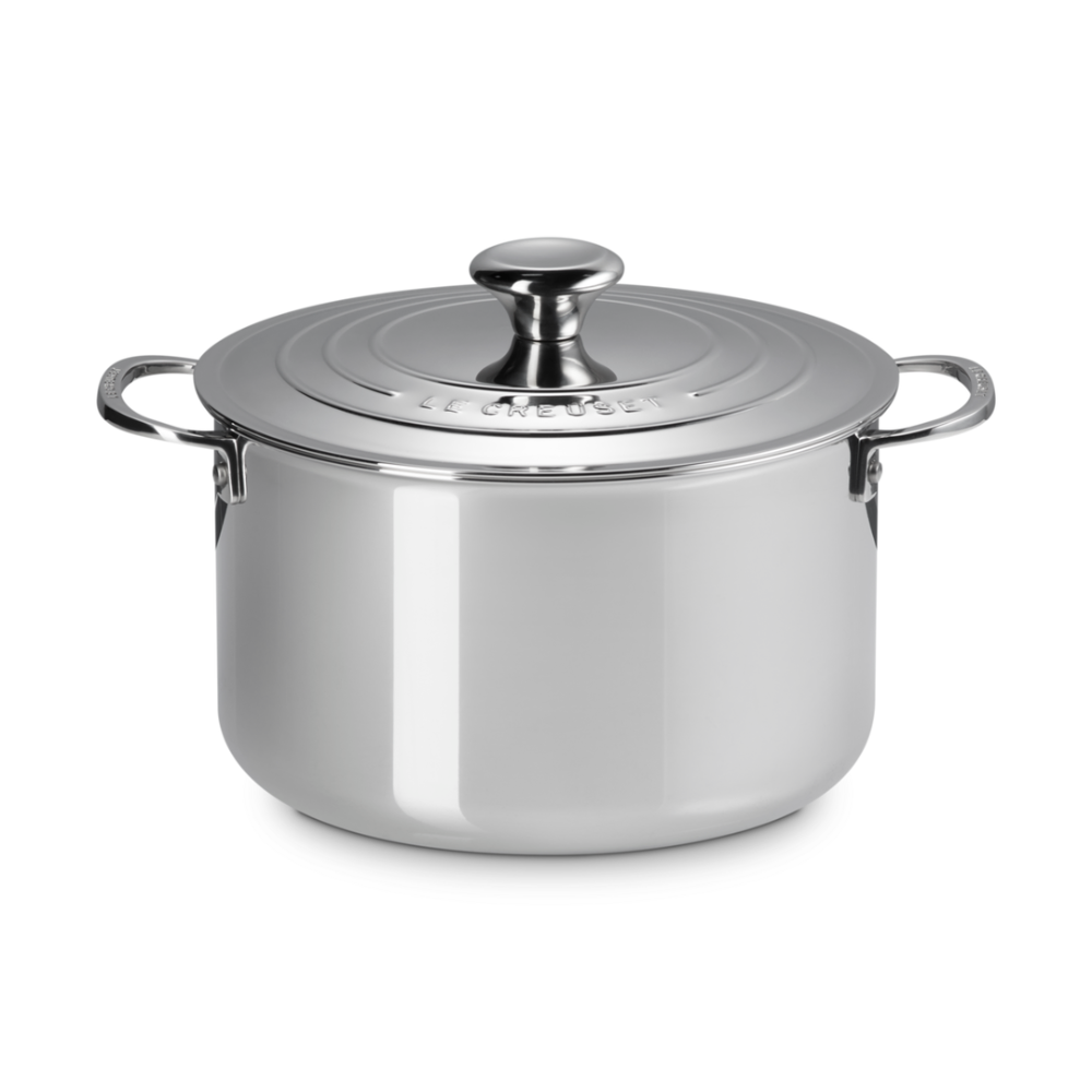 Le Creuset Signature 3Ply Stainless Steel Stock Pot 24cm
