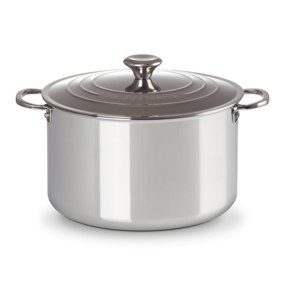 Le Creuset Signature 3Ply Stainless Steel Stock Pot 28cm