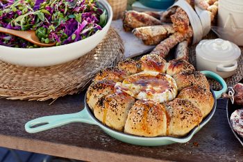 Tear and Share Buns with Baked Camembert Centre copy