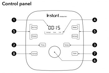 Vortex-2 Litre Control Panel
