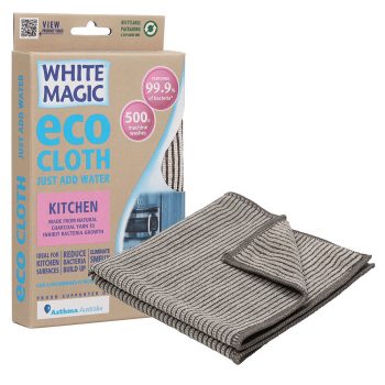 White Magic Microfibre Eco Kitchen Cloth Charcoal
