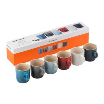 Le Creuset Coastal Rainbow Mug 100ml Set of 6