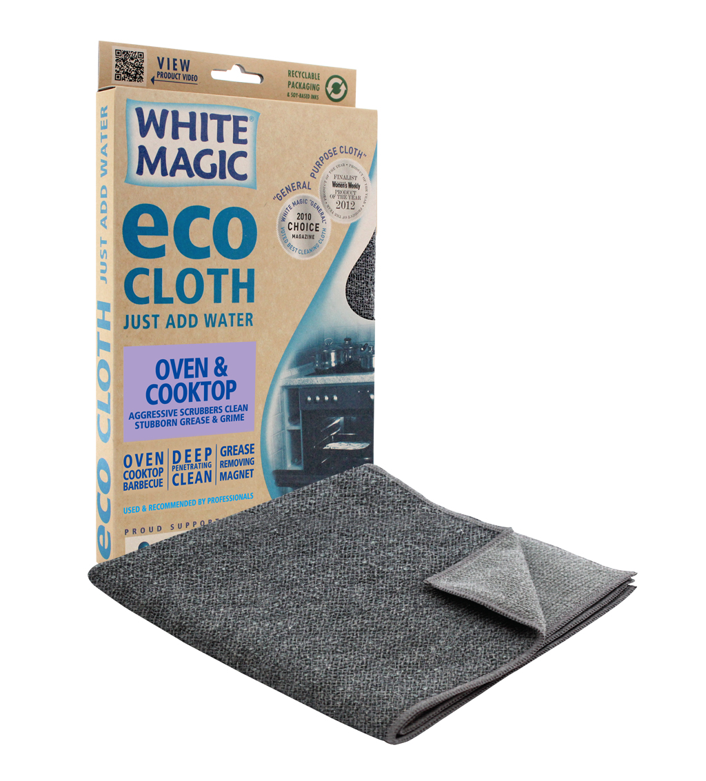 White Magic Microfibre Eco Oven & Cooktop Cloth | Chef's Complements
