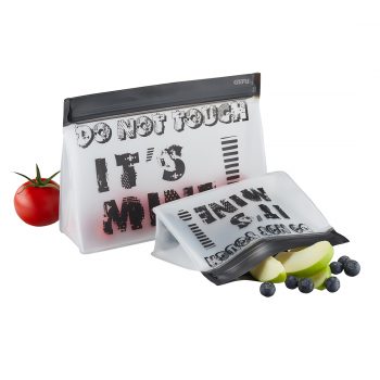GEFU Zipzip Snack Bag Set of 2