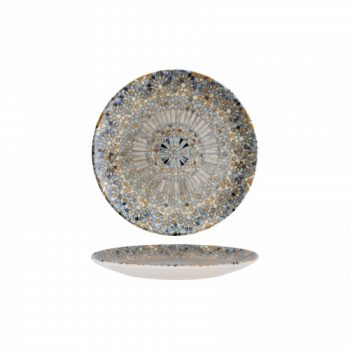 Bonna Luca Mosaic Matt Gourmet Flat Round Plate 210mm