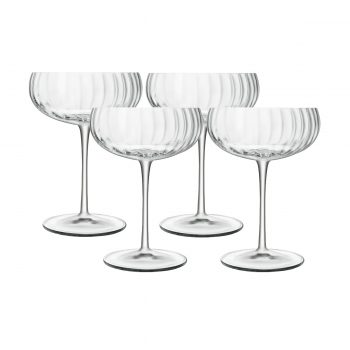 Luigi Bormioli Optica Champagne 300ml Set of 4