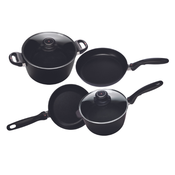 Swiss Diamond HD Nonstick 3-Piece Set - Fry Pan & Casserole