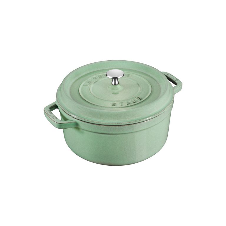 63181 – Staub Round Cocotte 20cm – Sage Green