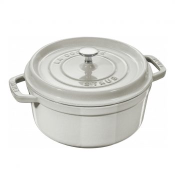 65346 – Round Cocotte 26cm – White Truffle