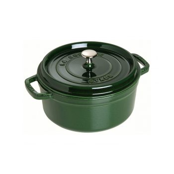 65362 – Round Cocotte – 20cm Basil Green