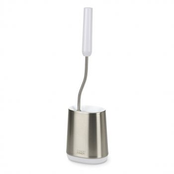 Joseph Joseph Flex Lite Steel Toilet Brush White
