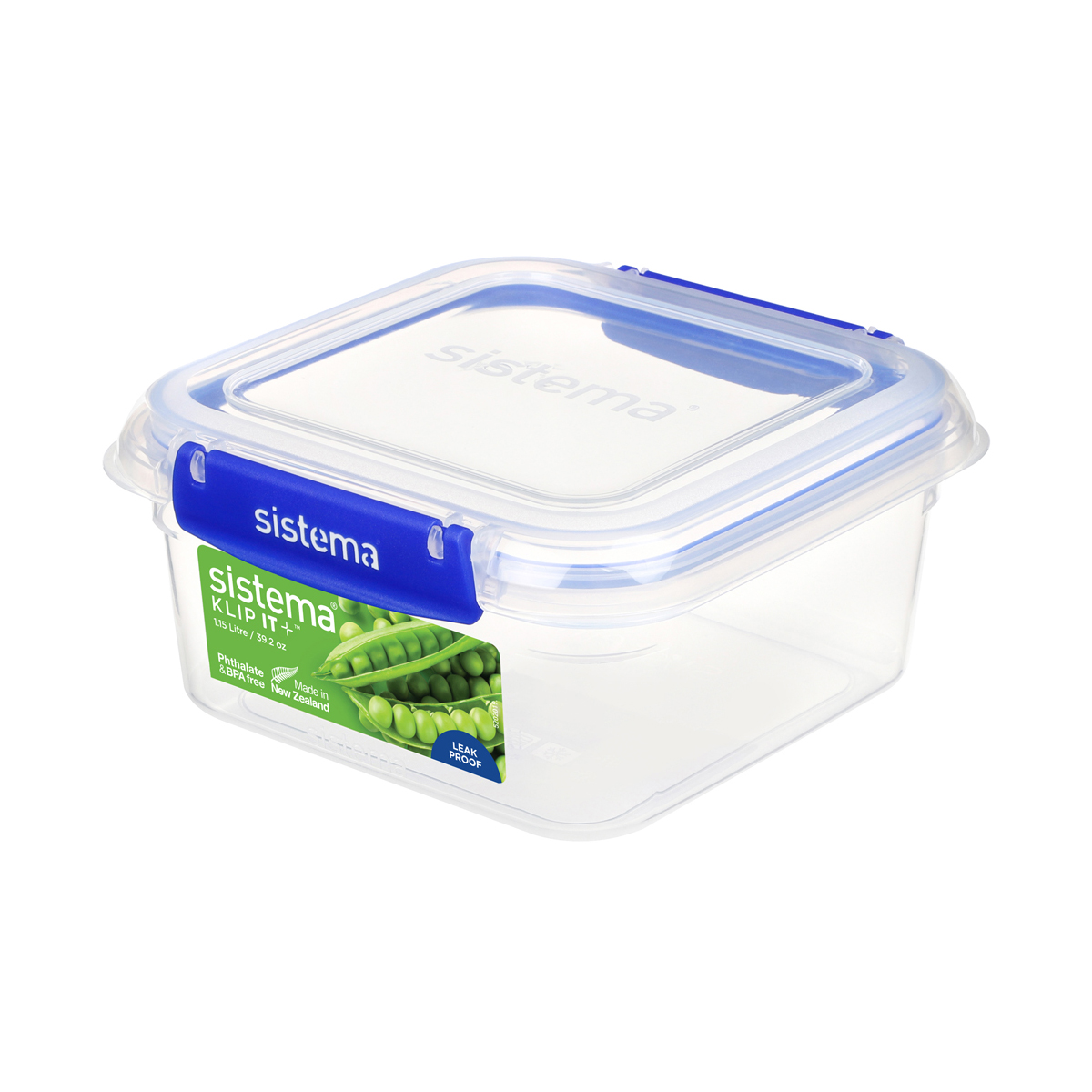 Sistema Klip It Plus Cracker Plastic Snack Box Food Storage Container