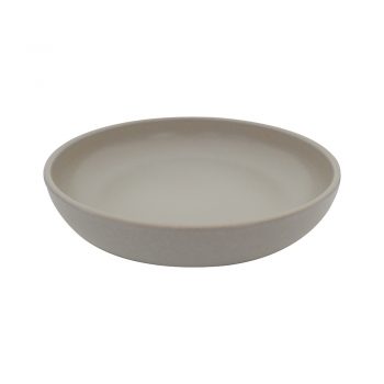 959028 -GREY ROUND BOWL 220MM