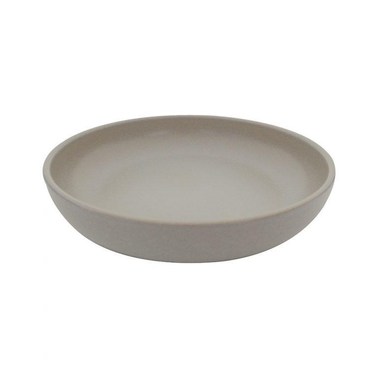 959028 -GREY ROUND BOWL 220MM