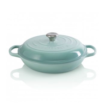 Le Creuset Cast Iron Shallow Casserole 26cm Sage