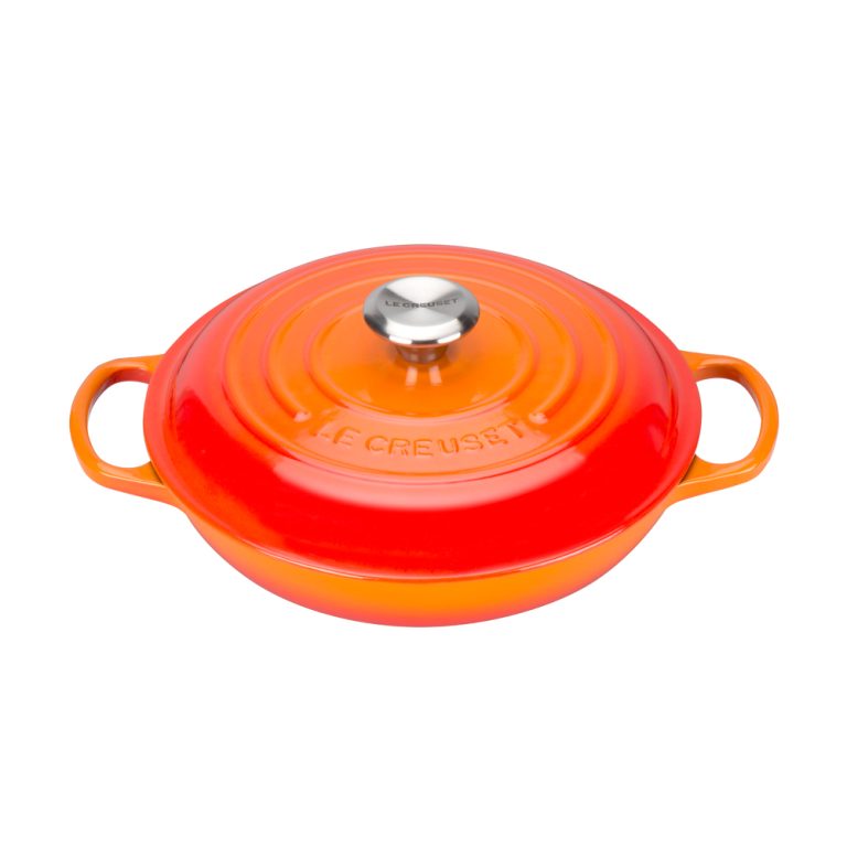 Le Creuset Cast Iron Shallow Casserole 26cm Volcanic