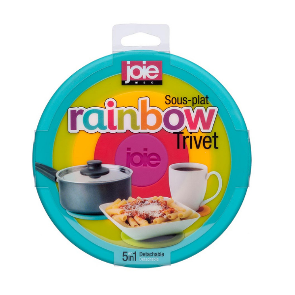 Joie Rainbow Silicone Trivet 5-in-1 Product Image 1
