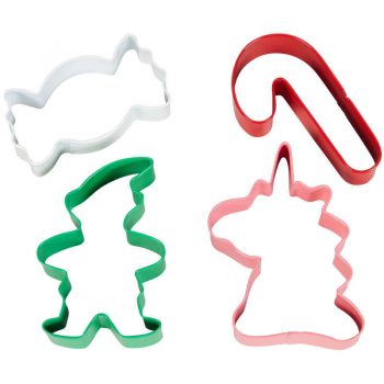 Wilton Snow Globe Metal Cookie Cutter Set of 4