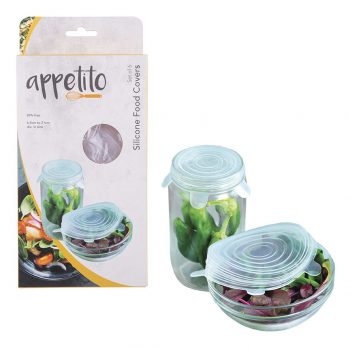 Appetito Silicone Food Covers Set of 6