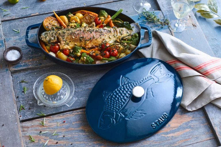 65356 – Staub La Mer ‘Fish’ Oval Dish 32cm – LS (7)