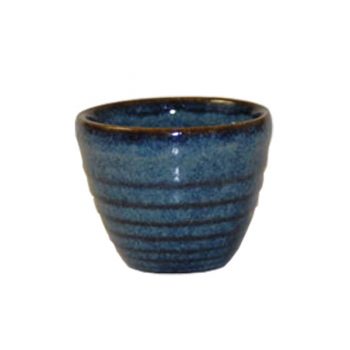 Churchill Super Vitrified Bit on the Side Ripple Dip Pot Sapphire 110ml