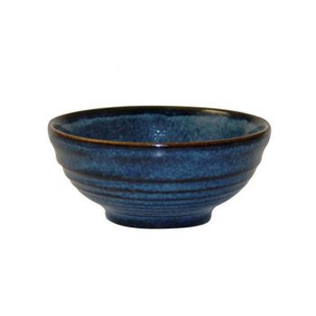 Churchill Super Vitrified Bit on the Side Ripple Bowl Sapphire 170ml