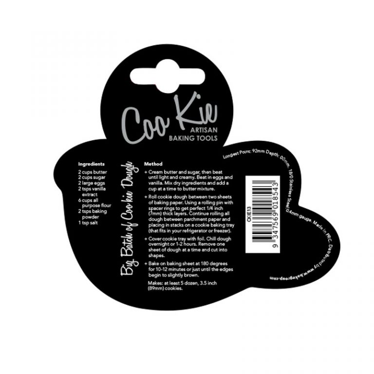 CKIE13 COO KIE MERMAID TAIL COOKIE CUTTER 4