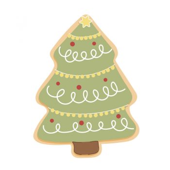 CKIE22 COO KIE CHRISTMAS TREE COOKIE CUTTER 3