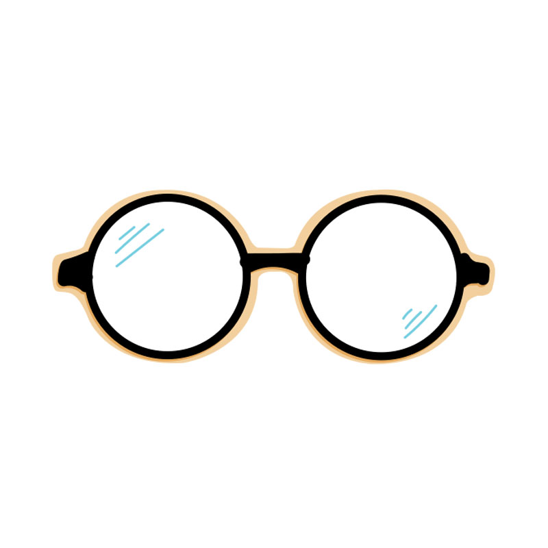 CKIE62 COO KIE WIZARD GLASSES COOKIE CUTTER 3