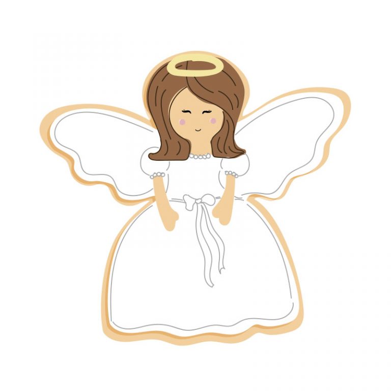 CKIE72 COO KIE MINI ANGEL COOKIE CUTTER 3