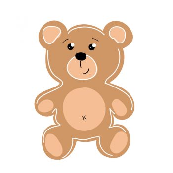 CKIE76 COO KIE TEDDY BEAR COOKIE CUTTER 3