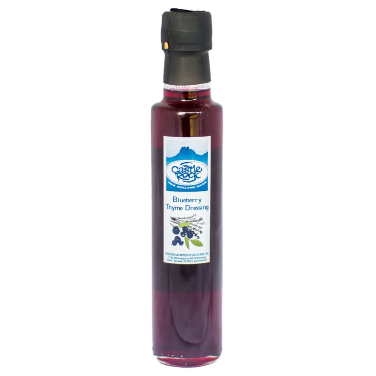 Castle Rock Blueberry & Thyme Dressing cut