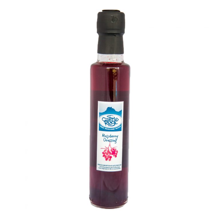 Castle Rock Raspberry Dressing cut