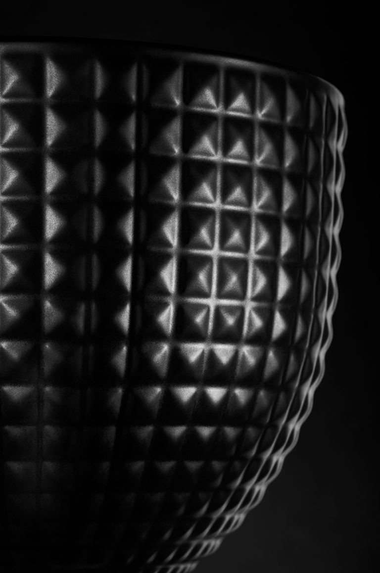 black studded kitchen aid bowl