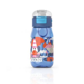 ZOKU Kids Flip Gulp Bottle 465ml (2 Patterns)