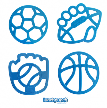 Lunch Punch Sporty Cutters Set of 4