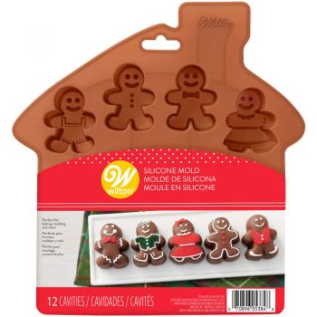 2105-5384-Wilton-Silicone-Gingerbread-People-Bite-Size-Treat-Mold-12-Cavity-A1