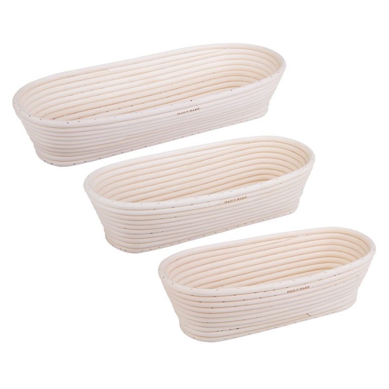 Daily Bake Oval Proving Baskets (3 Sizes) Chef's Complements